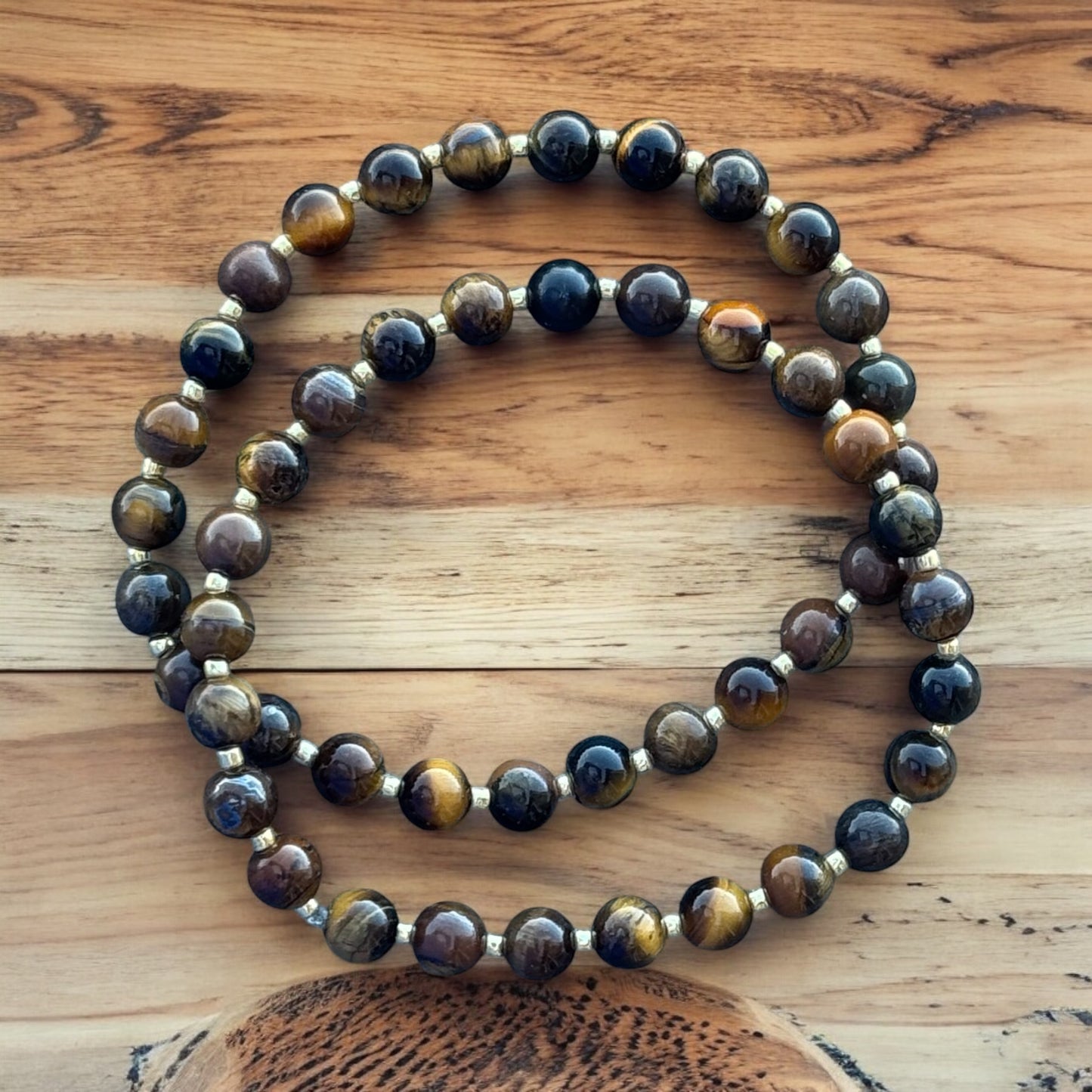 Tiger's Eye 6mm Beaded Stretch Bracelet