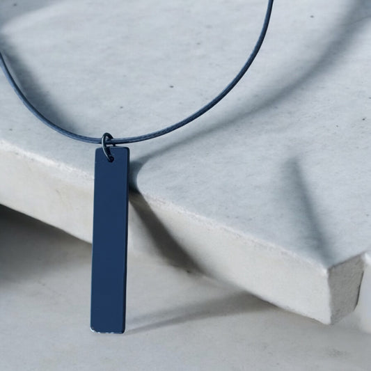 Rectangle Onyx Necklace