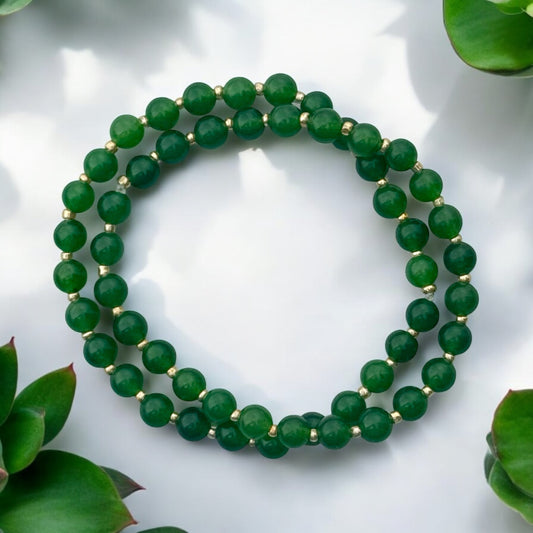 Jade Beaded Bracelet